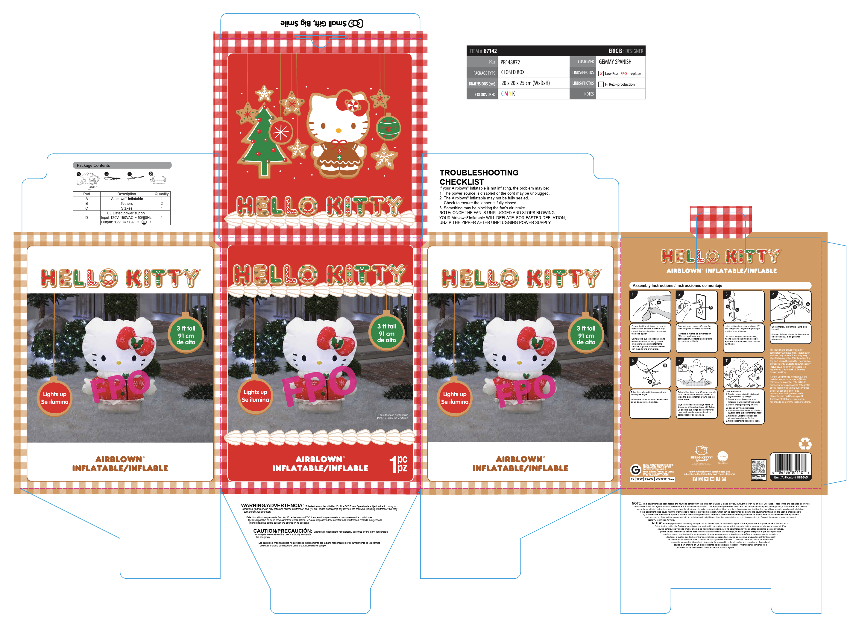 Hello Kitty Holiday Packaging